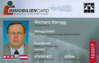 Immobiliencard Richard Stengg